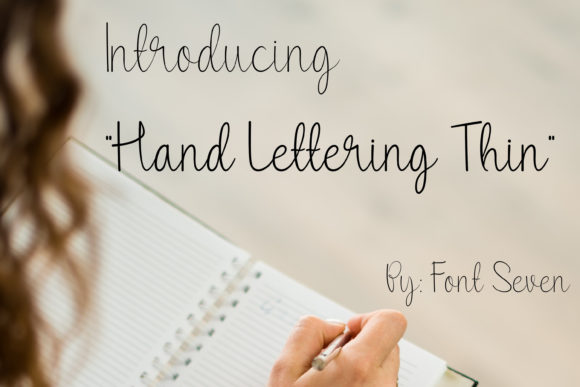 Download Hand Lettering Thin - Lettering Collection