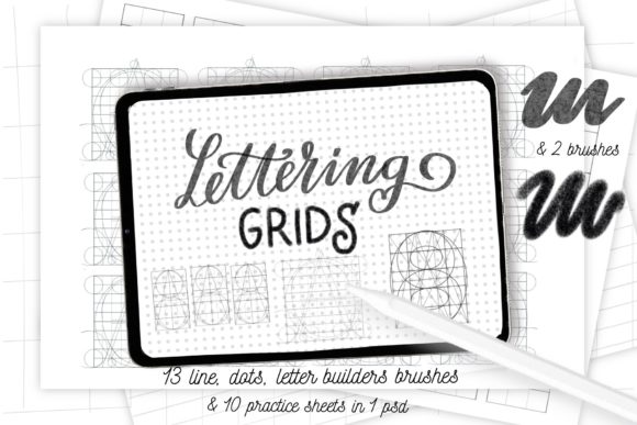 Download Procreate Letter Builder, Lettering Grid - Lettering Collection