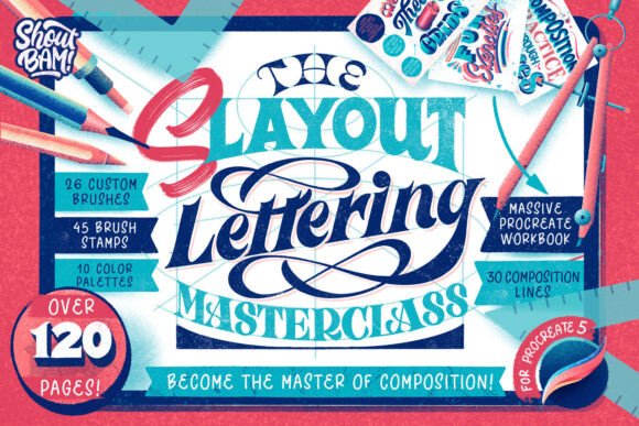 Download The Slayout Lettering Masterclass - Lettering Collection