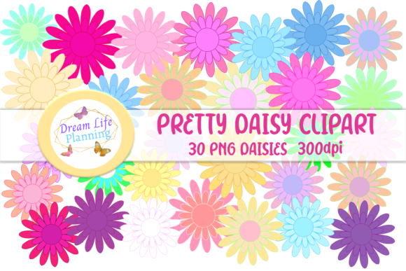 Download Pretty Daisy Clipart - Premium Bundle