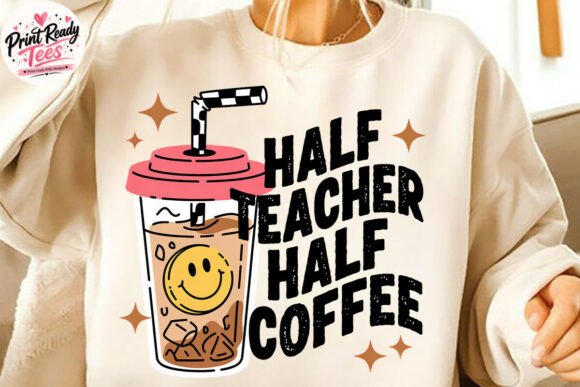 Download Trendy Half Teacher Half Coffee PNG - Coffee Collection