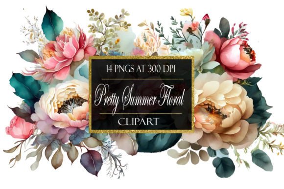 Download Pretty Summer Floral Clipart - Premium Resources