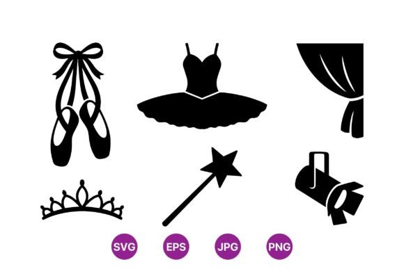 Download Ballet Dance Accessories Svg - Accessories Collection