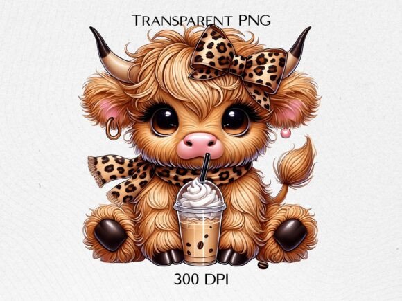 Download Cute Cow Coffee PNG - Coffee Collection