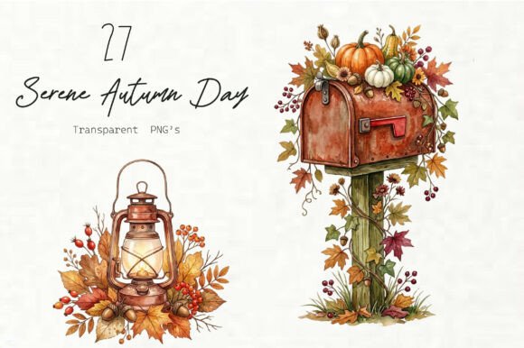 Download Serene Autumn Day Clipart - Serene Collection