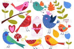 Download Pretty Birds Clipart Love Valentines - Premium Resources