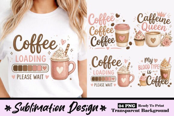 Download Coffee Loading Cute Pink Coffee Lover - Coffee Collection