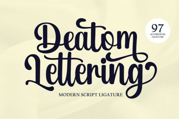 Download Deatom Lettering - Lettering Collection