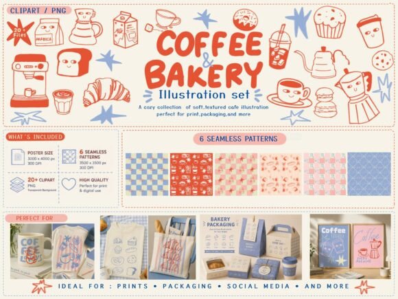 Download Coffee &amp; Bakery Illustration - Coffee Collection