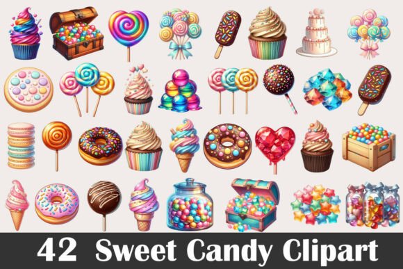 Download Sweet Candy Clipart - Sweet Collection